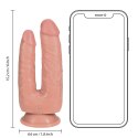 RealRock - Realistyczne podwójne dildo 15,2 cm