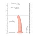 RealRock - Cienkie realistyczne dildo z przyssawką 15,5 cm