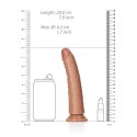 RealRock - Cienkie realistyczne dildo z przyssawką 18 cm