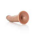 RealRock - Cienkie realistyczne dildo z przyssawką 20,5 cm