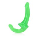 RealRock - Dildo StrapOn świecące w ciemności 13,5 cm