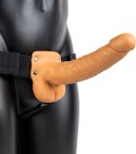 RealRock - Dildo StrapOn z jądrami 23 cm