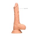 RealRock - Dildo z jądrami 17 cm