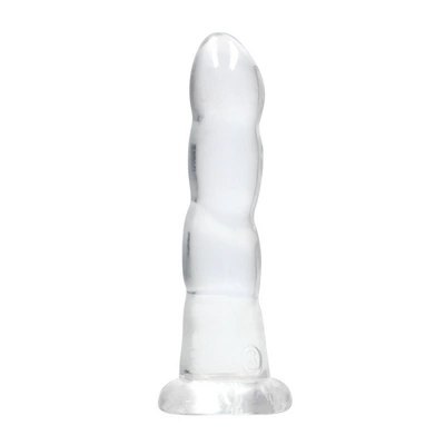 RealRock - Dildo z przyssawką karbowane 17 cm