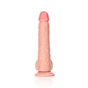 RealRock - Proste realistyczne dildo z jądrami i przyssawką 28 cm