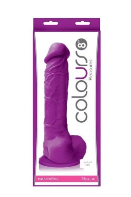 COLOURS PLEASURES 8INCH PURPLE