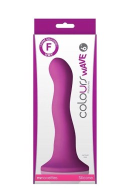 COLOURS WAVE 6INCH DILDO PURPLE