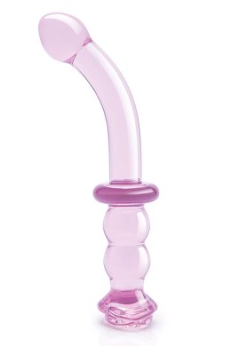 GLAZE GLASS ROSEBUD G-SPOT DILDO