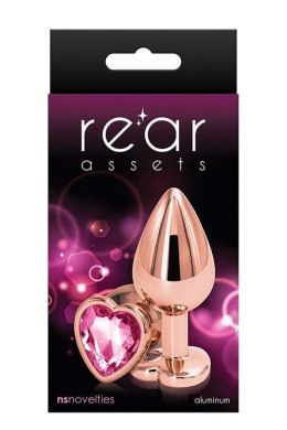 REAR ASSETS ROSE GOLD HEART M PINK