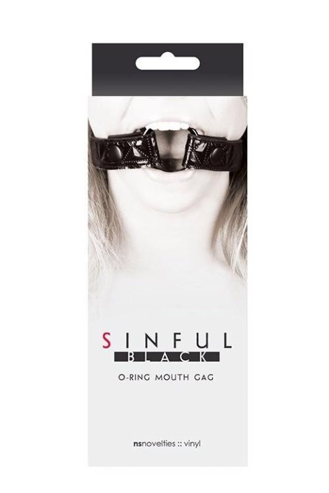 SINFUL BLACK O-RING MOUTH GAG