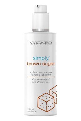 WICKED SIMPLY LUBRICANT BROWN SUGAR 120ML