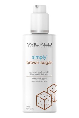 WICKED SIMPLY LUBRICANT BROWN SUGAR 70ML