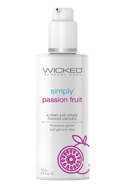 WICKED SIMPLY LUBRICANT PASSION FRUIT 70ML