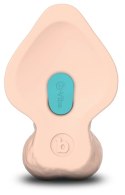 B-Vibe - Realistyczne Dildo Z Jądrami I Przyssawką Slipskin 22,3 cm Curved Cieliste