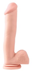 Basix - Realistyczne Dildo Z Jądrami Cieliste 31 Cm