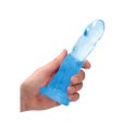 RealRock - Dildo z przyssawką karbowane 17 cm