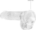 RealRock - Realistyczne dildo z jądrami 15 cm