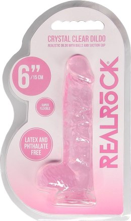 RealRock - Realistyczne dildo z jądrami 15 cm