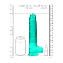 RealRock - Realistyczne dildo z jądrami 22 cm