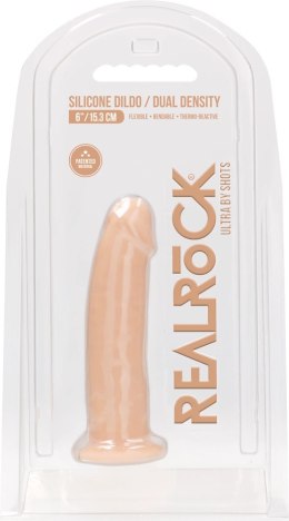 RealRock - Silikonowe dildo bez jąder 15 cm