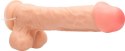 RealRock - Wibrujące realistyczne dildo z jądrami 28 cm