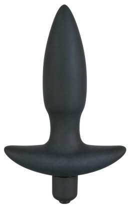 Wibrująca Wtyczka Analna Z Uchwytem Mała(13cm) - Black Velvets