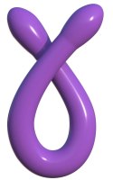 Classix-Podwójne Dildo Elastyczne 44cm Fioletowe