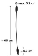 Couples Choice - Podwójny Wibrator Z Wibrobulletem Czarny