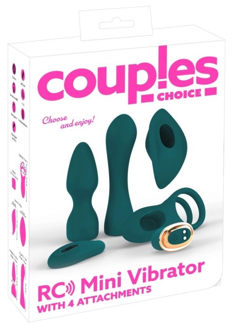 Couples Choice - Zestaw Mini Wibratorów Dla Par 4 szt Zielone