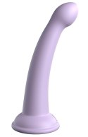 Dillio Platinum - Silikonowe Dildo Z Okrągłą Końcówką Secret Explorer 17,2 cm Fioletowe