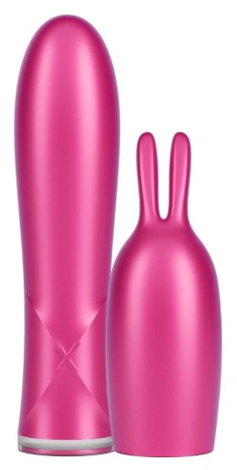 Durex Bunny 2in1 Vibrator - Wibrator Z Nakładką Króliczka Różowy