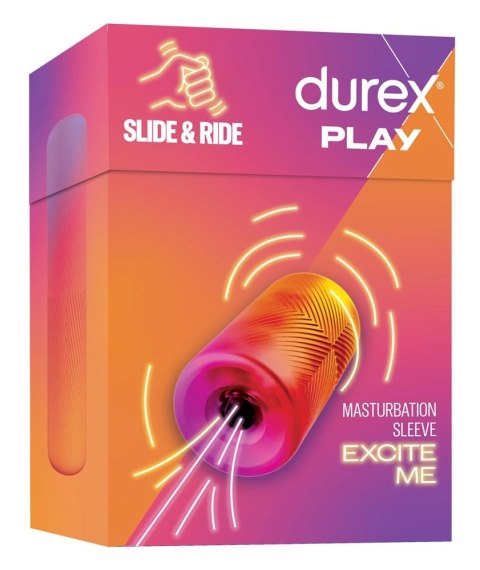 Durex Masturbation Sleeve - Masturbator Prążkowany Różowy