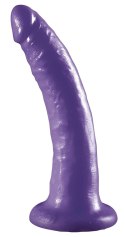 Dillio - Dildo Strap-On Uprząż Fioletowy 19cm