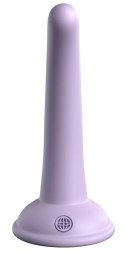 Dillio Platinum - Miękkie Silikonowe Dildo Zakrzywione Curious Five 14,6 cm Fioletowe