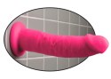 Dillio - Realistyczne Naturalne Dildo Różowe 23cm