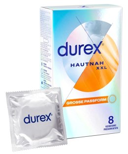 Durex - Najcieńsze Prezerwatywy Lateksowe Hautnah Classic XXL 8 szt