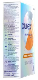 Durex - Najcieńsze Prezerwatywy Lateksowe Hautnah Classic XXL 8 szt