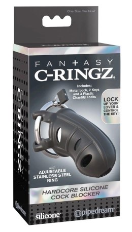 Fantasy C-Ringz- Klatka Na Penisa Z Metalową Kłódką I Kluczykiem