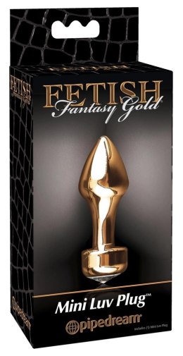 Fetish Fantasy Gold - Złota Zatyczka Analna Z Kamieniem Szlachetnym