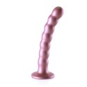 Ouch! - Silikonowe dildo G-Spot z koralikami - 16,5 cm