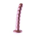 Ouch! - Silikonowe dildo G-Spot z koralikami - 16,5 cm