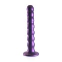 Ouch! - Silikonowe dildo G-Spot z koralikami - 16,5 cm