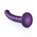 Ouch! - Silikonowe dildo G-Spot z koralikami - 16,5 cm