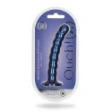 Ouch! - Silikonowe dildo G-Spot z koralikami - 16,5 cm