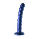 Ouch! - Silikonowe dildo G-Spot z koralikami - 16,5 cm