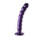 Ouch! - Silikonowe dildo G-Spot z koralikami - 20,5 cm