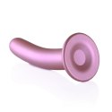 Ouch! - Wąskie silikonowe dildo z przyssawką 17 cm