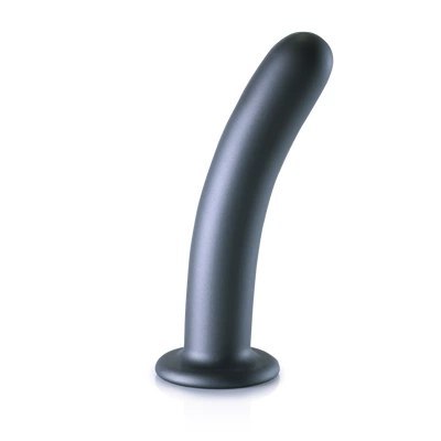 Ouch! - Wąskie silikonowe dildo z przyssawką 17 cm