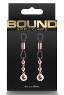 BOUND NIPPLE CLAMPS D1 ROSE GOLD