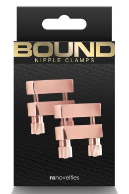 BOUND NIPPLE CLAMPS V1 ROSE GOLD